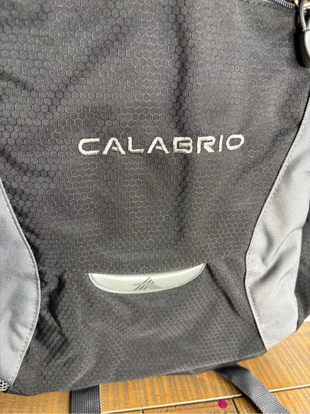 High Sierra Curve Backpack Black Gray Calabrio Tech Daypack NWT